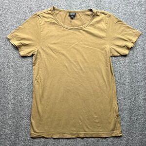 Filson T-Shirt Women Small Tan Short Sleeve Crew Neck Cotton Solid Tee